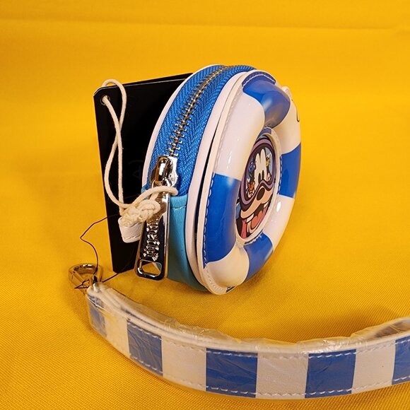 Loungefly Goofy Floatie Summer Swin Pool Coin Purse Wallet NEW - Picture 4 of 10